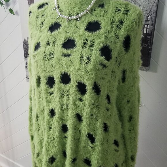 Ragged Priest Green Haze Knit Sweater - Picture 2 of 4
